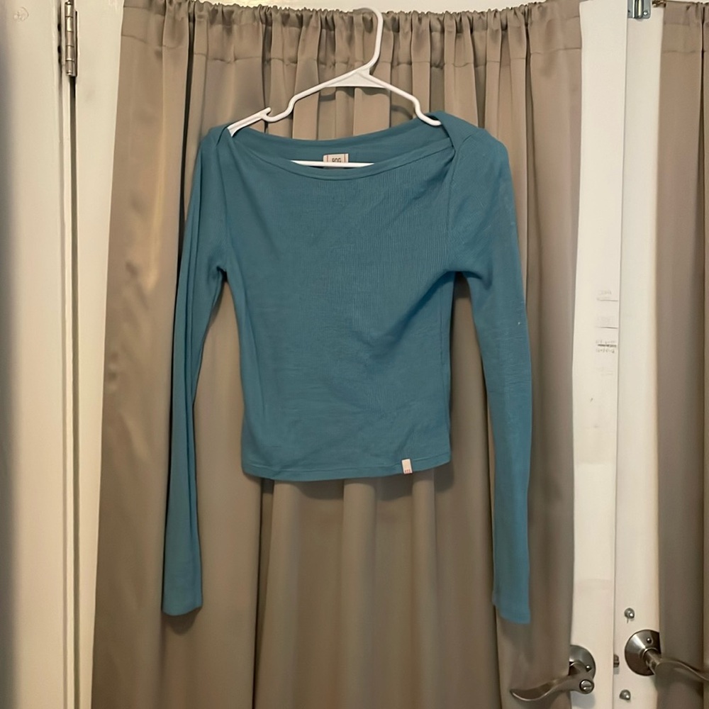 blue long sleeve